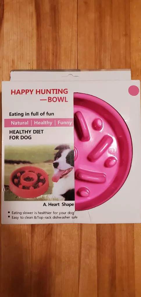 Best Slow Feed Dog Bowl Noyal brand dog bowl in packaging